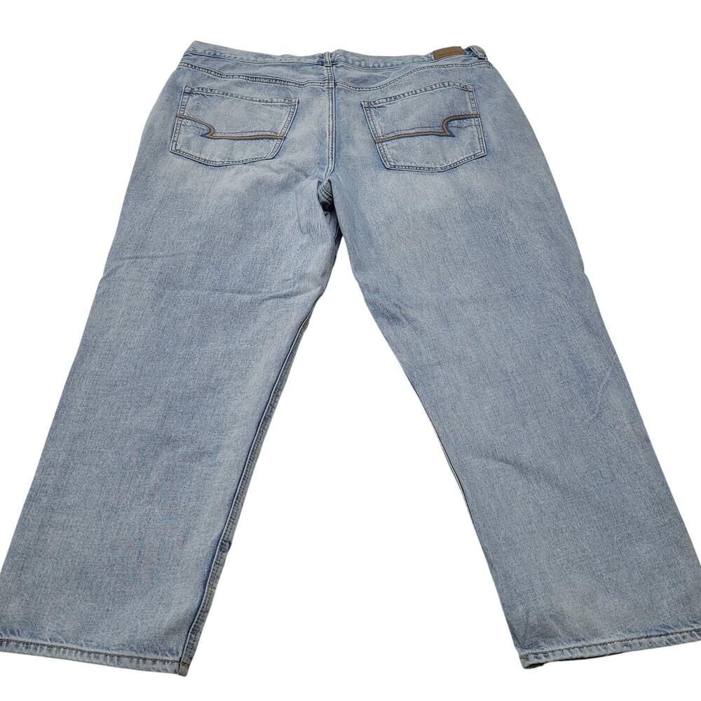 American Eagle 90s boyfriend pride rainbow pocket jeans light wash rigid